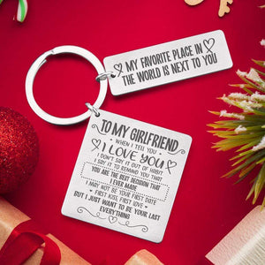 Calendar Keychain - To My Girlfriend - You Are The Best Thing That Ever Happened To Me - Ukgkr13007