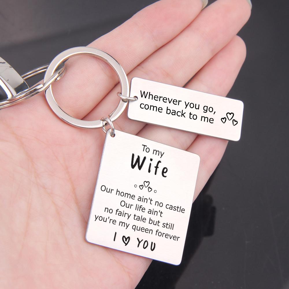 To my sales wife keychain