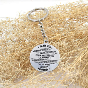 Circle Keychain - To My Son I Love You Now And Forever - Ukgkm16001