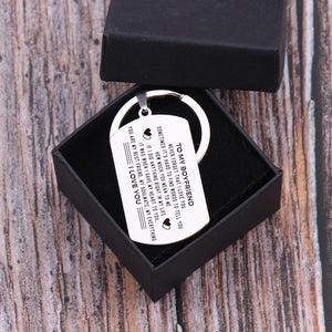 Dog Tag Keychain - To My Boyfriend, Never Forget That I Love You - Ukgkn12001