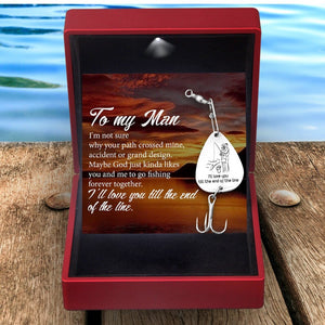 Personalized Engraved Fishing Hook - Fishing - To My Man - Forever Together - Ukgfa26016