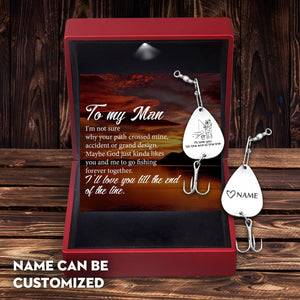Personalized Engraved Fishing Hook - Fishing - To My Man - Forever Together - Ukgfa26016