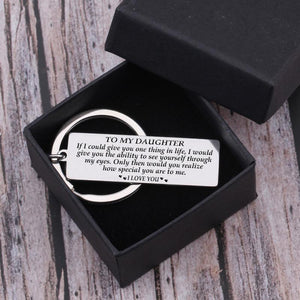 Engraved Keychain - To My Daughter - How Special You Are To Me - Ukgkc17003