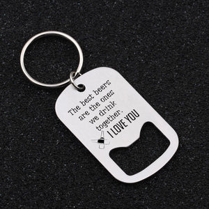 Opener Keychain - The Best Beers Are The Ones We Drink Together - Ukgkl26001