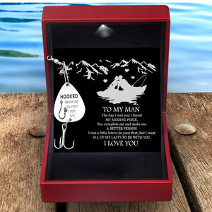 Personalized Engraved Fishing Hook - To My Man - The Day I Met You - Ukgfa26015