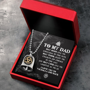 Love Knot Bell - Viking - To My Dad - I Love You To Valhalla And Back - Ukgnzu18003