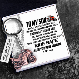 Sportbike Keychain - Biker - To My Son - I Love You - Ukgkei16006