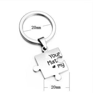 Puzzle Piece Keychain - Family - To My Girlfriend - I Love You With All I Am - Ukgkwd13001