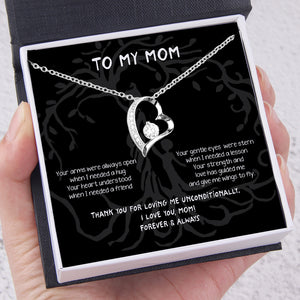 Heart Necklace - To My Mom - Thank You For Loving Me Unconditionally - Ukgnr19003 - Love My Soulmate