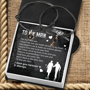 Rope Bracelet - To My Man - But I Want All Of My Lasts To Be With You - Ukgbzc26001