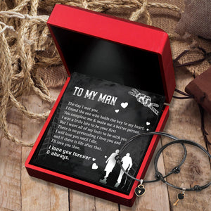Rope Bracelet - To My Man - But I Want All Of My Lasts To Be With You - Ukgbzc26001