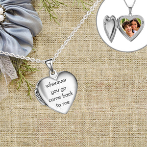 Heart Locket Necklace - Family - To My Girlfriend - I Love You - Ukgnzm13001