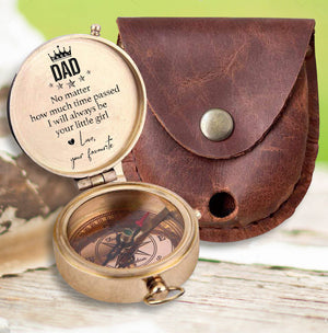 Engraved Compass - Family - To My Dad - No Matter How Much Time Passed - Ukgpb18016