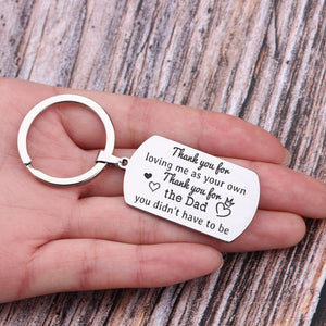 Dog Tag Keychain - To My Dad - Thank You For The Dad - Ukgkn18002