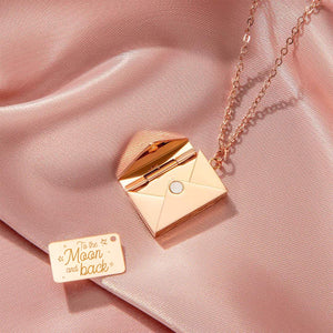Love Letter Necklace - Family - To My Girlfriend - Thank You For Loving Me The Way You Do - Ukgnny13006