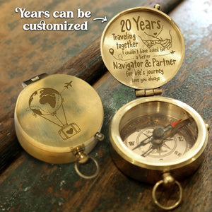 Personalised Engraved Compass - Travel - To My Loved One - Love You Always - Ukgpb15003