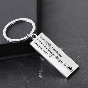 Engraved Keychain - Family - To My Man - You Are My Favorite Thing To Do - Ukgkc26002