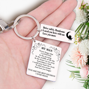 Calendar Keychain - Family - To My Man - Wish I Could Find You Sooner And Love You Longer - Ukgkr26007