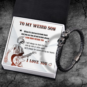 Skull Cuff Bracelet - Skull - To My Son - I Love You - Ukgbbh16004