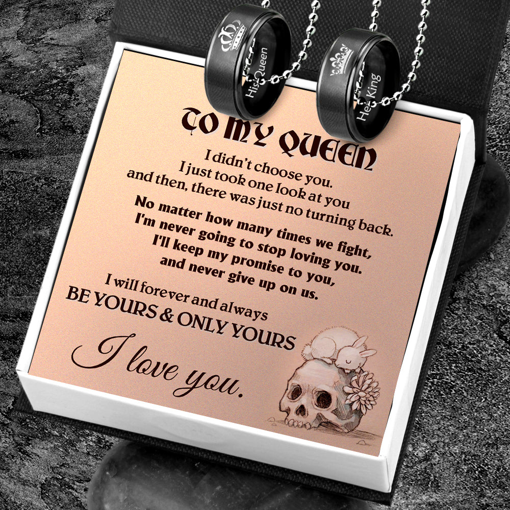 Couple Pendant Necklaces - Skull - To My Lady - I Love You - Ukgnw13014