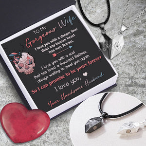 Magnetic Love Necklaces - Skull - To My Wife - I Love You - Ukgnni15001