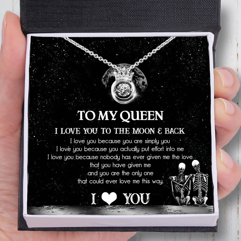 Crown Necklace - Skull - To My Queen - You Are The Only One - Ukgnzq13010