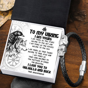 Skull Cuff Bracelet - Viking - To My Viking - I Am Yours - Ukgbbh26020