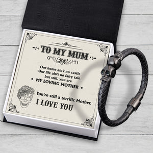 Skull Cuff Bracelet - Skull - To My Inked Mum - You Are My Loving Mother - Ukgbbh19005