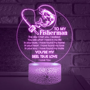 3D Led Light - Fishing - To My Fisherman - I Love You  - Ukglca26023
