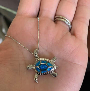 Turtle Pendant Necklace - Turtle - To My Girlfriend - I Love You More Than All The Waves In The Ocean - Ukgnfe13001