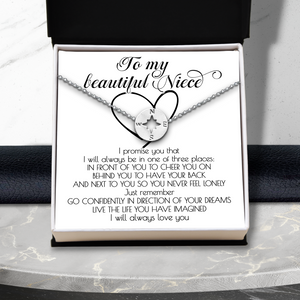 Compass Necklace - Family - To My Niece - I Will Always Love You - Ukgneq28001