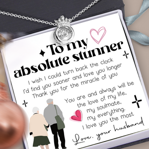 Crown Necklace - Family - To My Absolute Stunner - The Love Of My Life - Ukgnzq15003