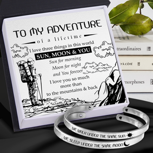 Couple Bracelets - Hiking - To My Adventure - I Love You So Much More Than To The Mountains & Back - Ukgbt13018