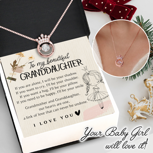 Crown Necklace - Family - To My Beautiful Granddaughter - I Love You - Ukgnzq23001