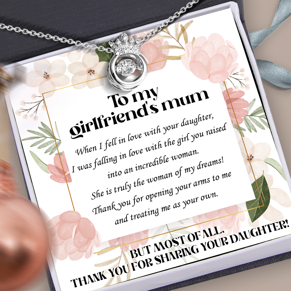 Crown Necklace - Family - To My Girlfriend's Mum - The Woman Of My Dreams - Ukgnzq19002