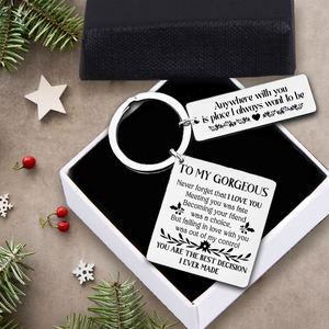 Calendar Keychain - Family - To My Gorgeous - Falling In Love With You Was Out Of My Control - Ukgkr13004