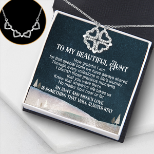 Lucky Necklace - Family - To My Aunt - I Cherish Those Precious Moments That You Were There - Ukgnng30004