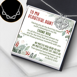 Lucky Necklace - Family - To My Aunt - Having You As My Aunt Has Been Such A Blessing In My Life - Ukgnng30005