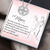 Lucky Necklace - Wedding - To My Mum - My Heart Will Always Be Tied To Home - Ukgnng19002