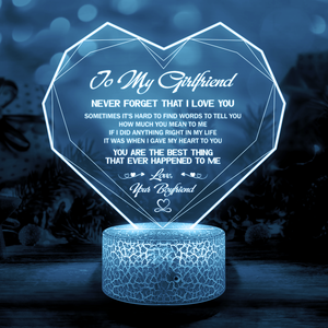 Heart Led Light - Family - To My Girlfriend - I Gave My Heart To You - Ukglca13006
