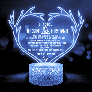 3D Led Light - Hunting - To My Husband - I Love You More Than You Love Hunting - Ukglca14005