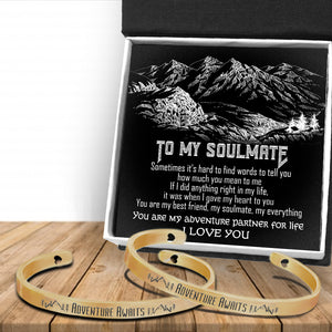 Couple Bracelets - Travel - To My Soulmate - You Are My Adventure Partner For Life - Ukgbt13004
