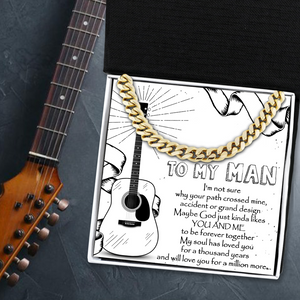 Cuban Link Chain - Guitar - To My Man - My Soul Has Loved You For A Thousand Years - Ukgnft26009