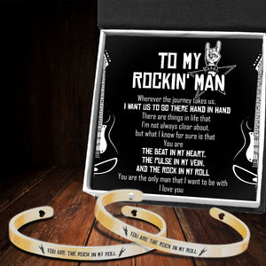 Couple Bracelets - Guitar - To My Rockin' Man - You Are The Rock In My Roll - Ukgbt26016