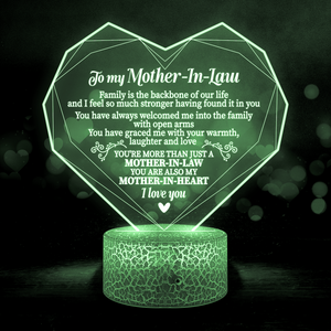 3D Led Light - Family - To My Mother-In-Law - I Love You - Ukglca19011