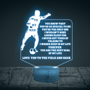 3D Led Light - Football - To My Man - You Are So Special To Me - Ukglca26008