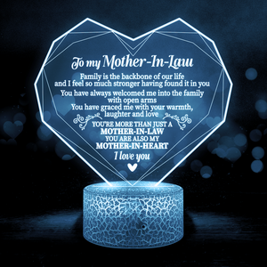 3D Led Light - Family - To My Mother-In-Law - I Love You - Ukglca19011