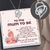 Heart Crystal Necklace - Family - To My Mum To Be - A Good Mum You Will Be To Me - Ukgnzk19002