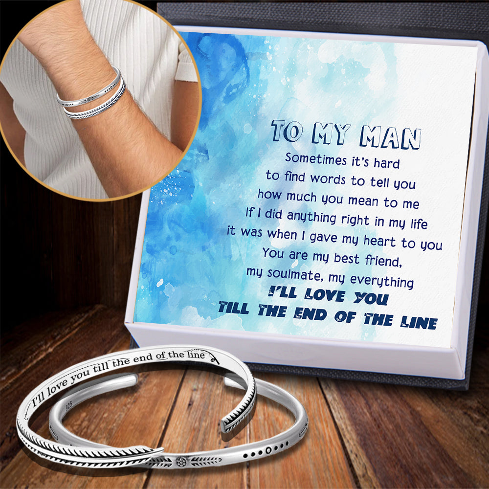 Fish Bone Bangles Set - Fishing - To My Man - How Much You Mean To Me - Ukgnne26001