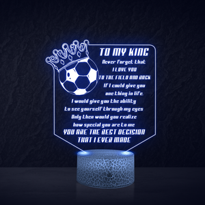 3D Led Light - Football - To My Man - You Are The Best Decision That I Ever Made - Ukglca26007